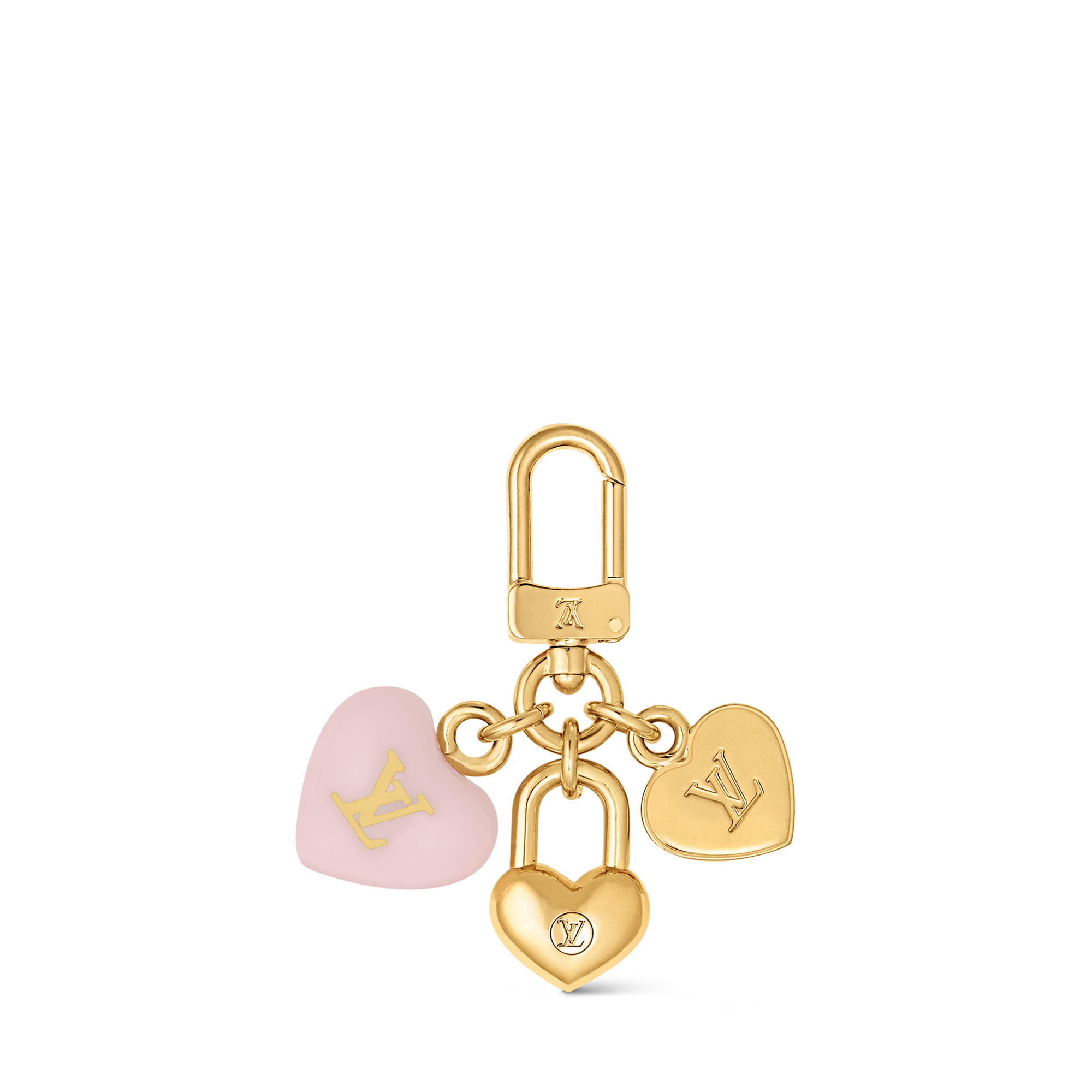 Micro Charms LV Heart  Key Holder  S00 in Women