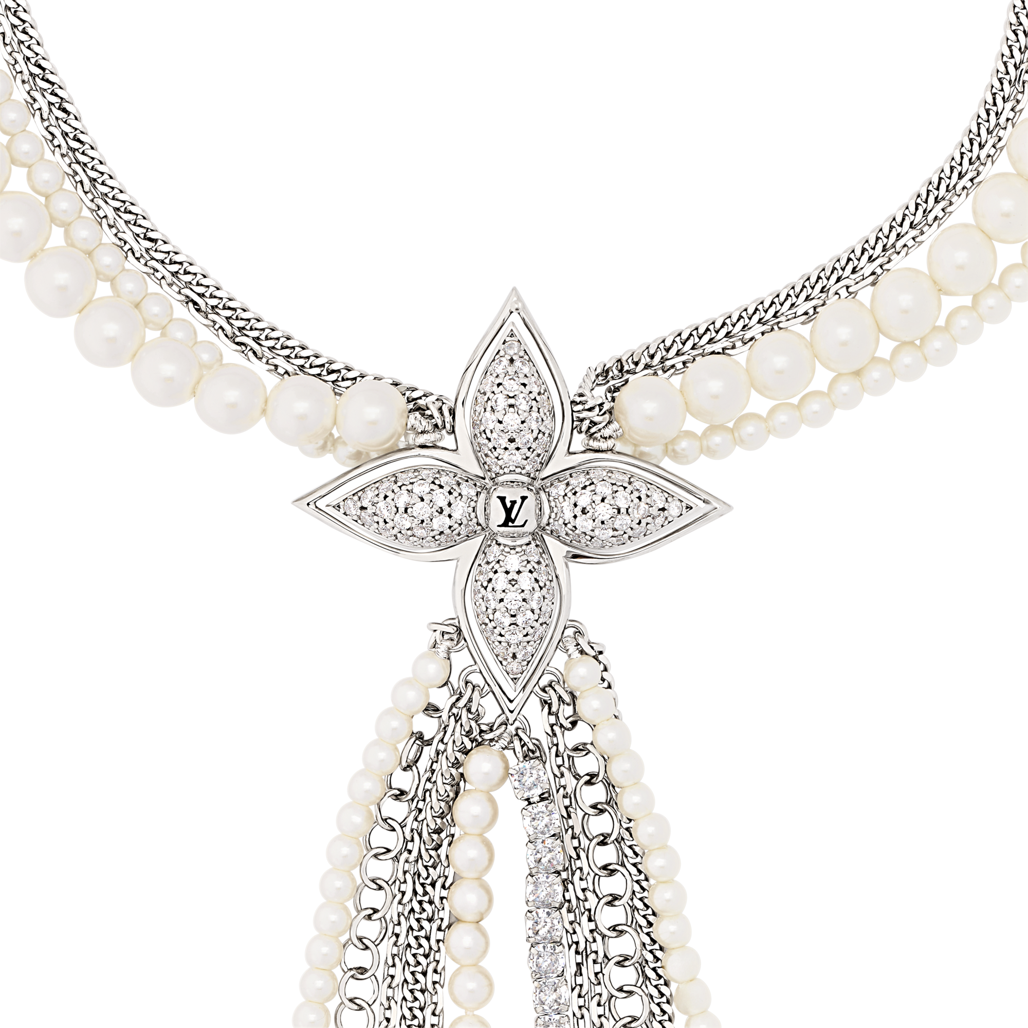 Midnight Flower Necklace S00 in Women