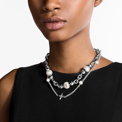Midnight Pearl Choker S00 in Women's Fashion Jewelry Necklaces and Pendants collections by Louis Vuitton (Product zoom)
