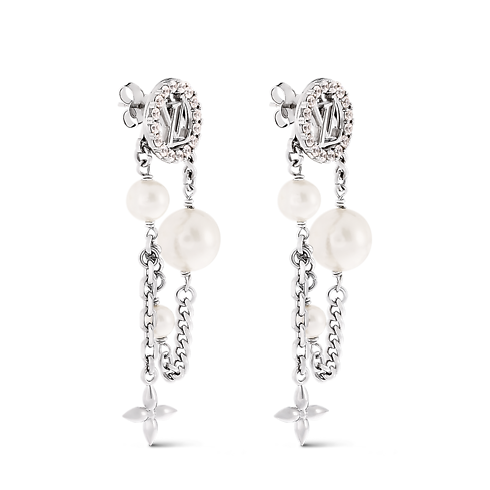 Midnight Pearl Earrings S00 in Women's Fashion Jewelry Earrings collections by Louis Vuitton (Product zoom)