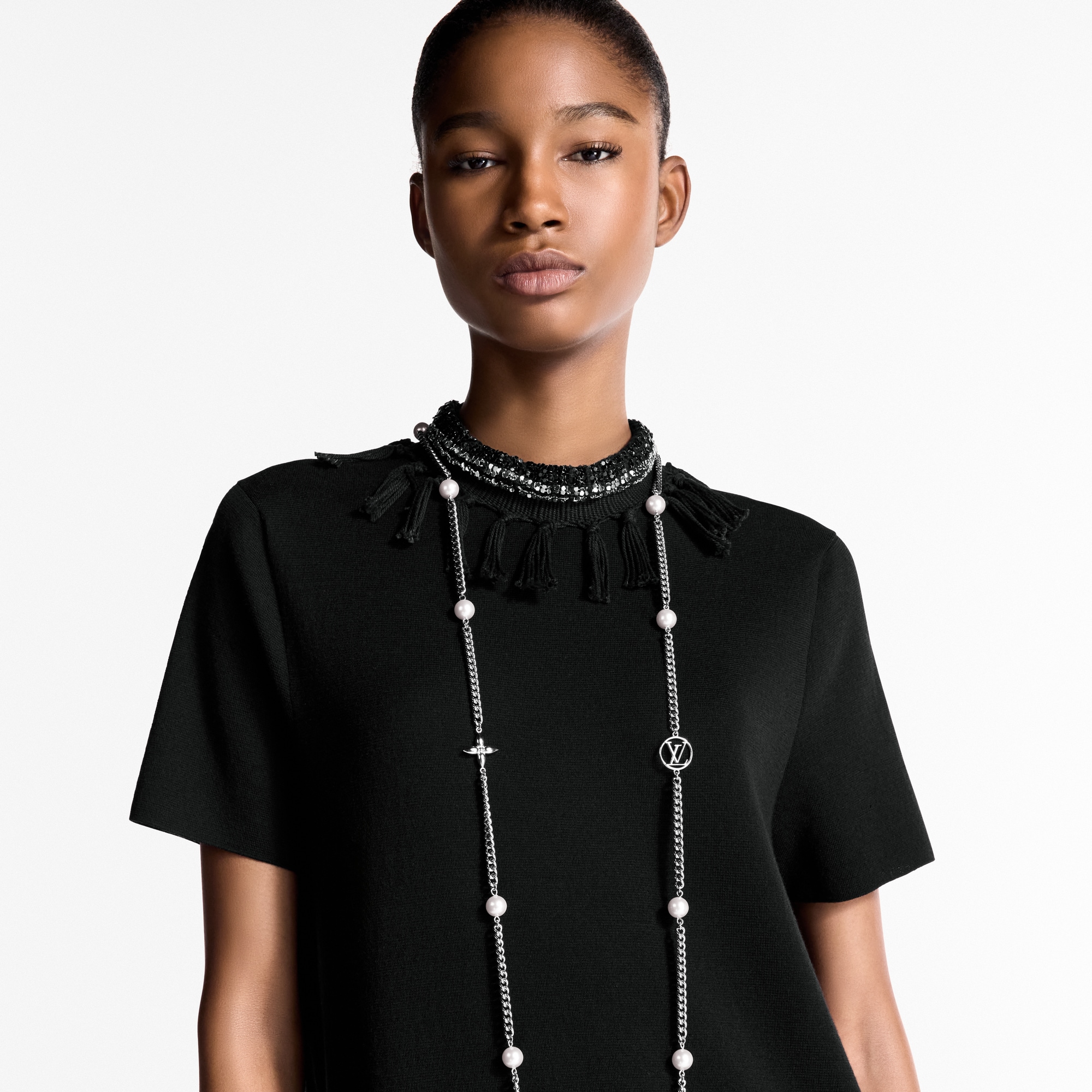 Midnight Pearl Sautoir S00 in Women