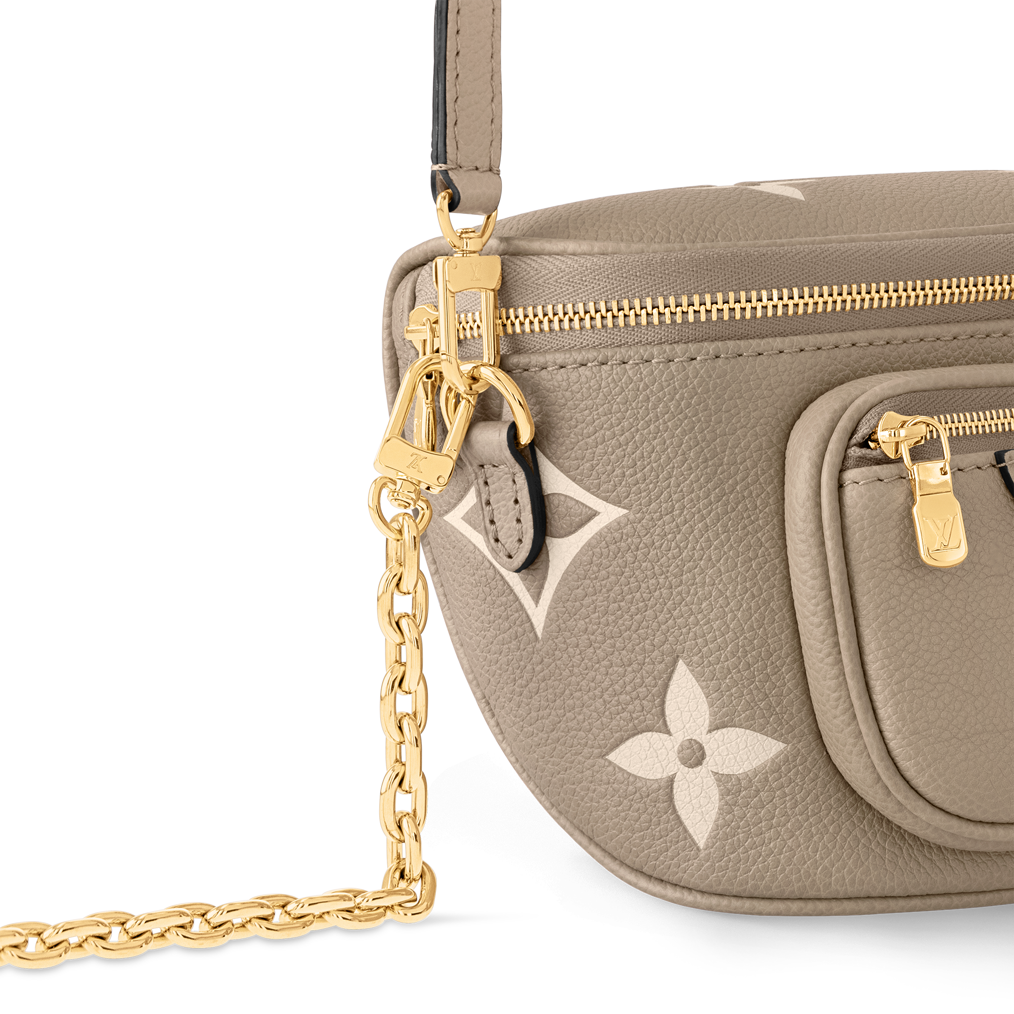 Mini Bumbag Bicolor Monogram Empreinte Leather in Women
