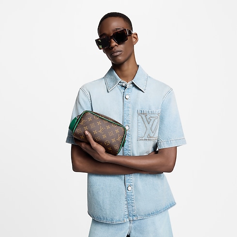 Mini Dopp Kit Monogram Macassar Canvas in Men's Travel Travel Accessories collections by Louis Vuitton (Product zoom)