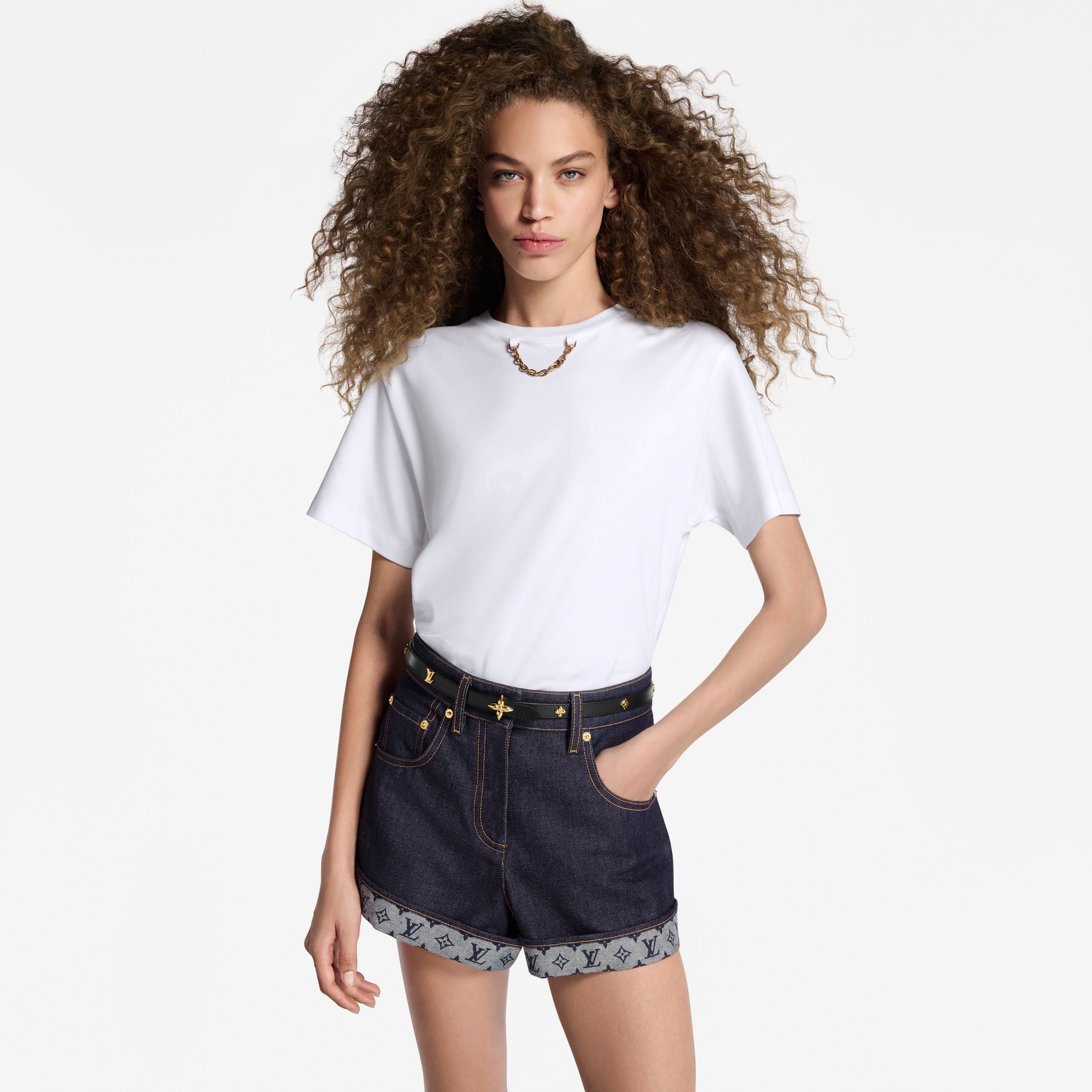 Mini Flowergram Studs 15mm Belt  in Women