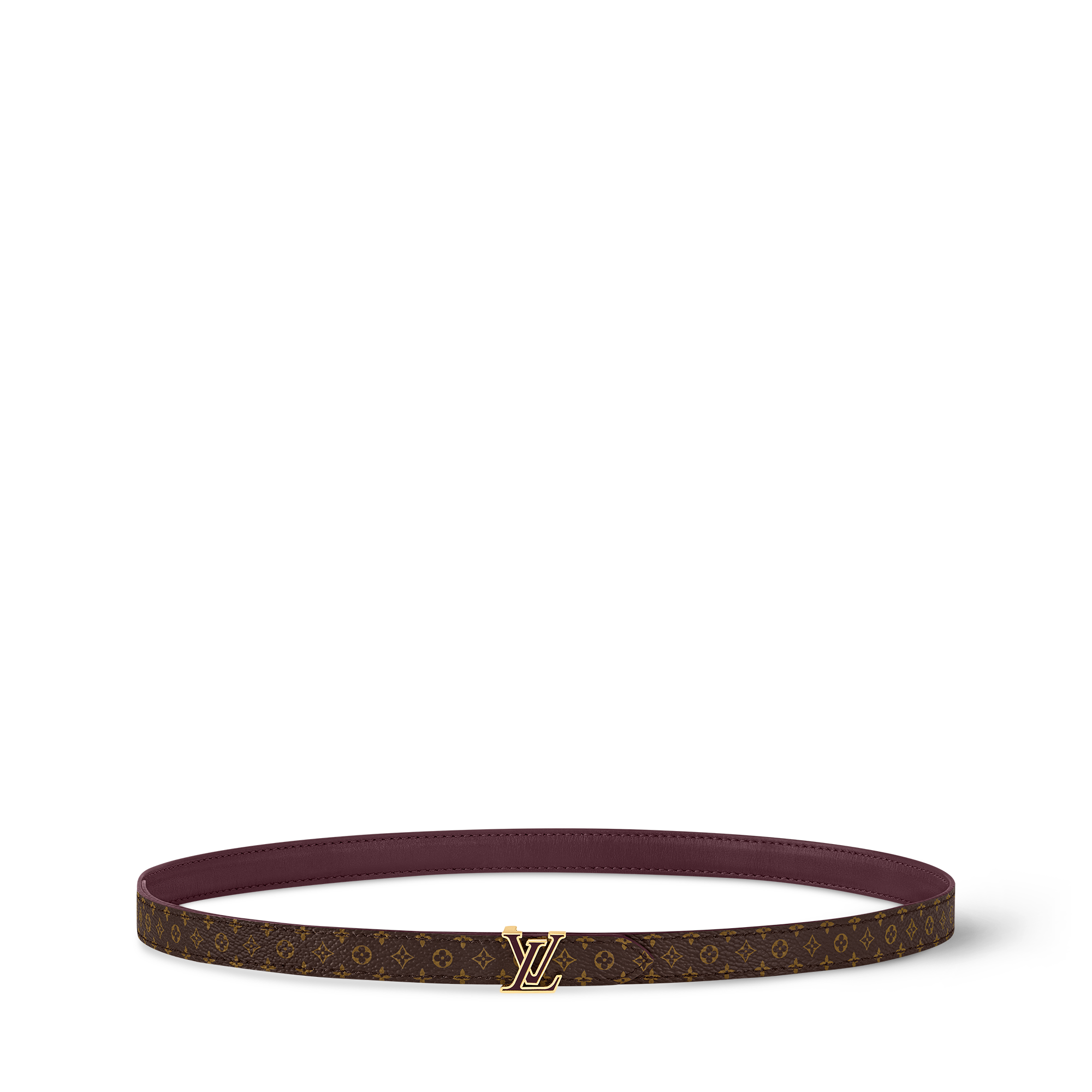 Mini LV Enamel 15mm Reversible Belt Monogram Canvas in Women