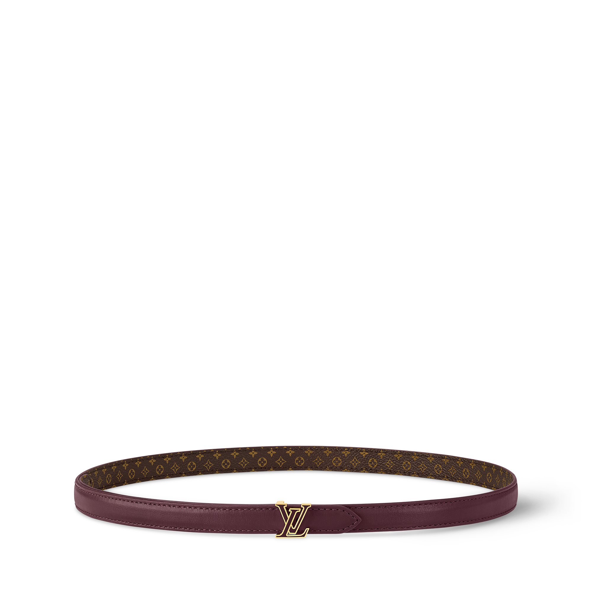 Mini LV Enamel 15mm Reversible Belt Monogram Canvas in Women