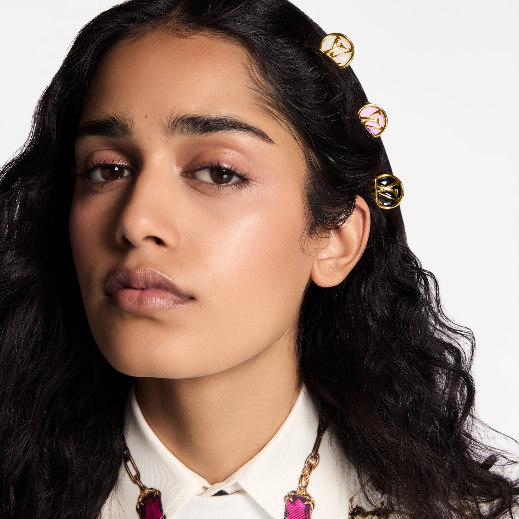 Mini LV Trio Hair Clips S00 in Women