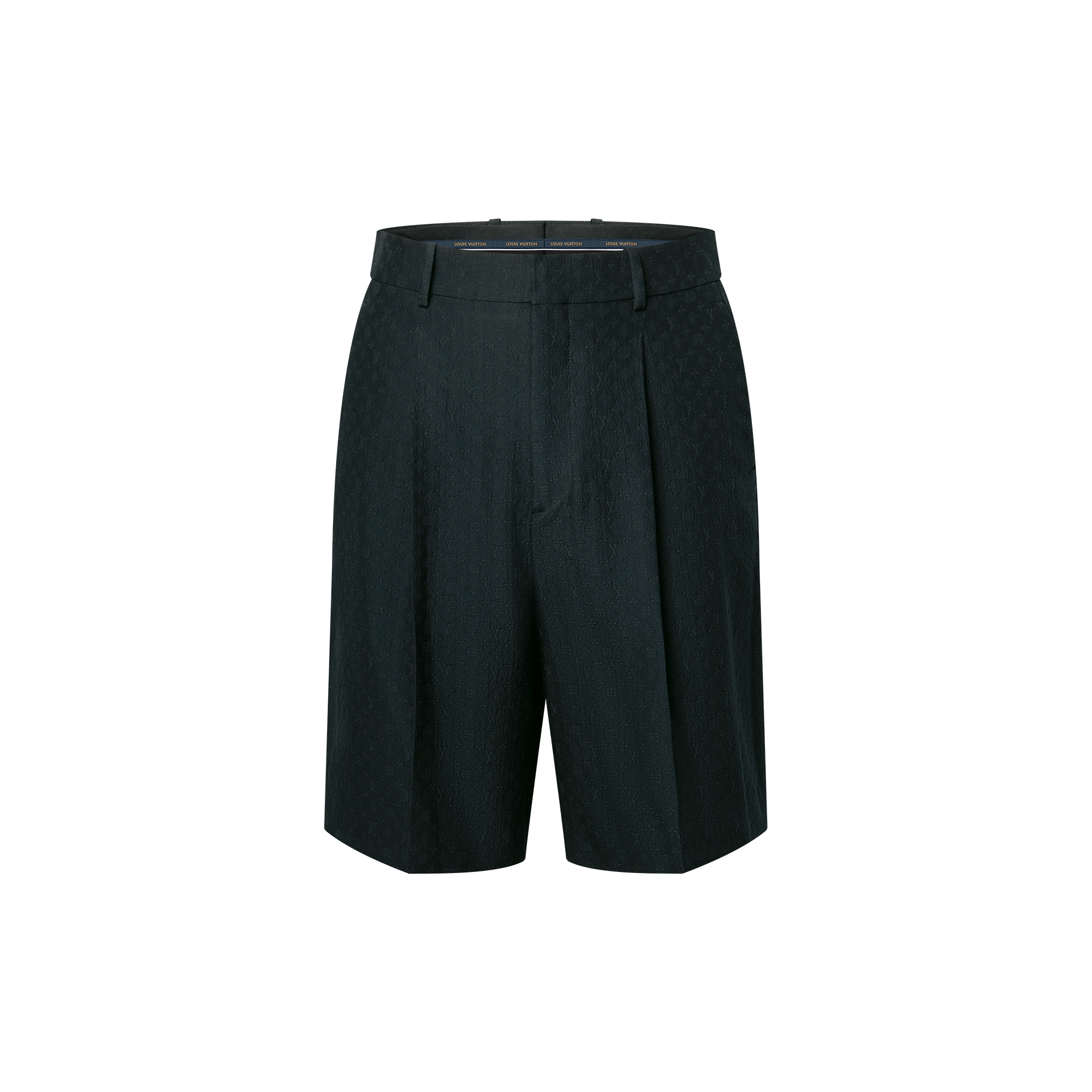Mini Monogram Silk-Cotton Blend Tailored Shorts  in Men