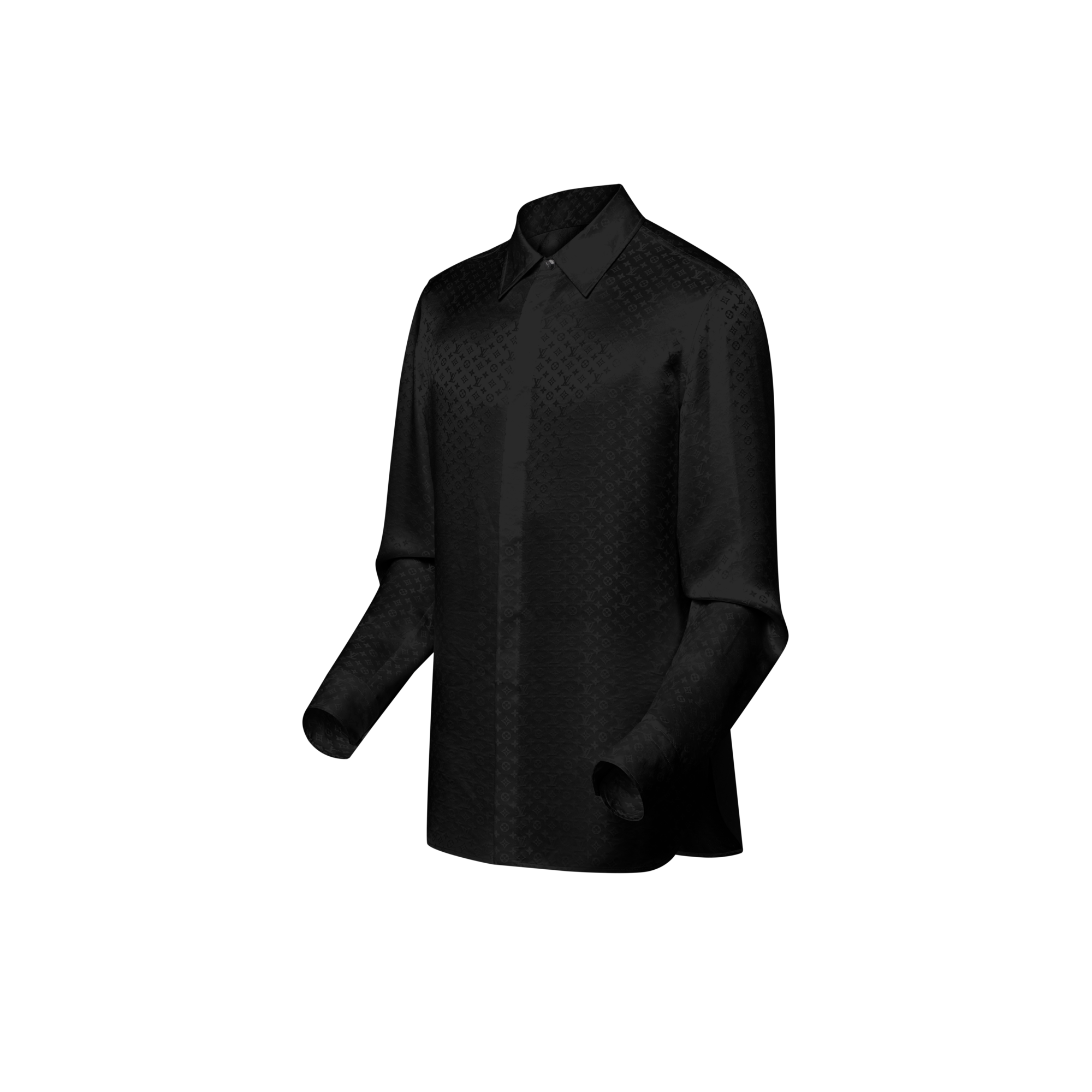 Mini Monogram Silk Evening Shirt  in Men