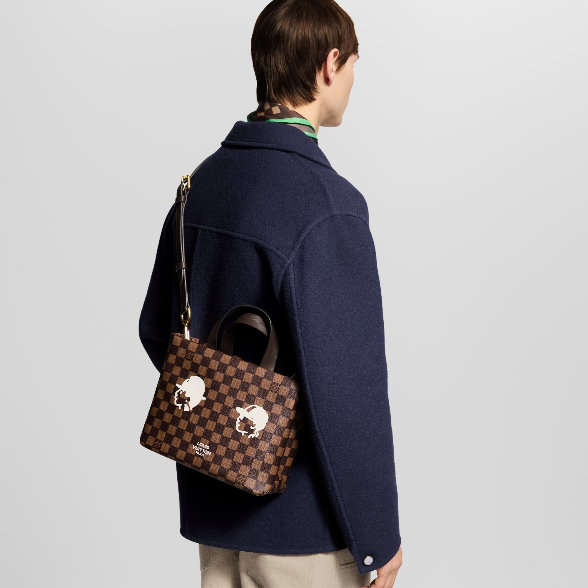 Mini Shopper Tote Damier Ebene Canvas in Bags and Small Leather Goods