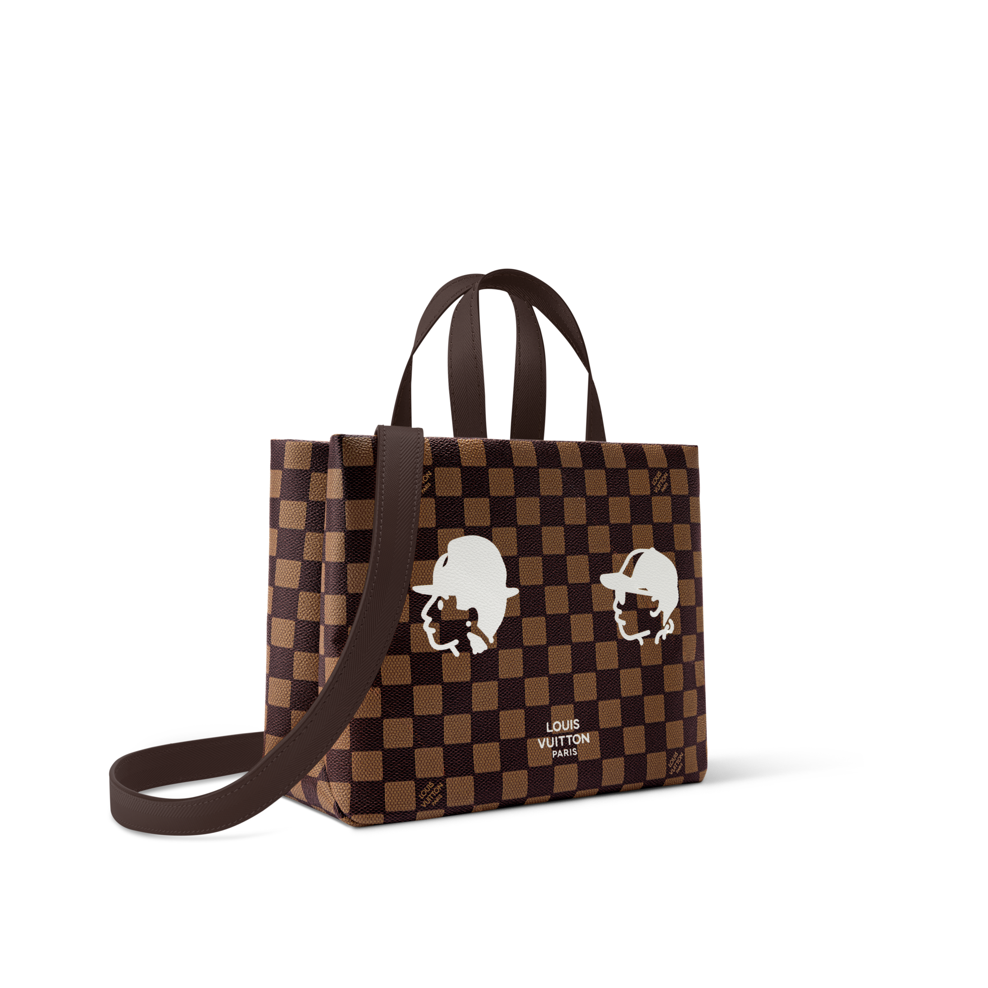 Mini Shopper Tote Damier Ebene Canvas in Bags and Small Leather Goods