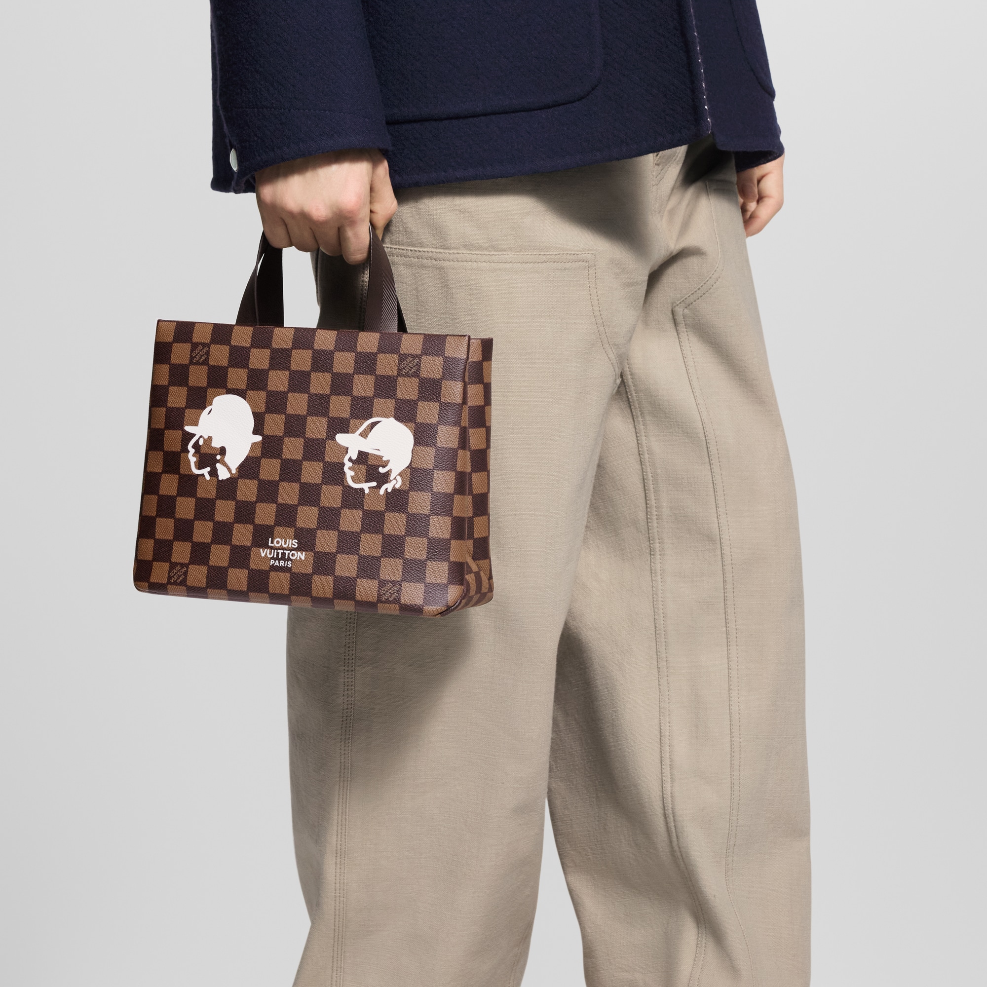 Mini Shopper Tote Damier Ebene Canvas in Bags and Small Leather Goods