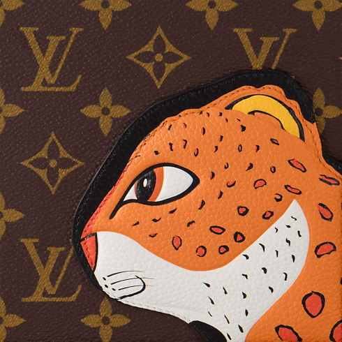 Mini Square Trunk Leopard Monogram Canvas in Les Extraordinaires's Hardsided Seasonal collections by Louis Vuitton (Product zoom)