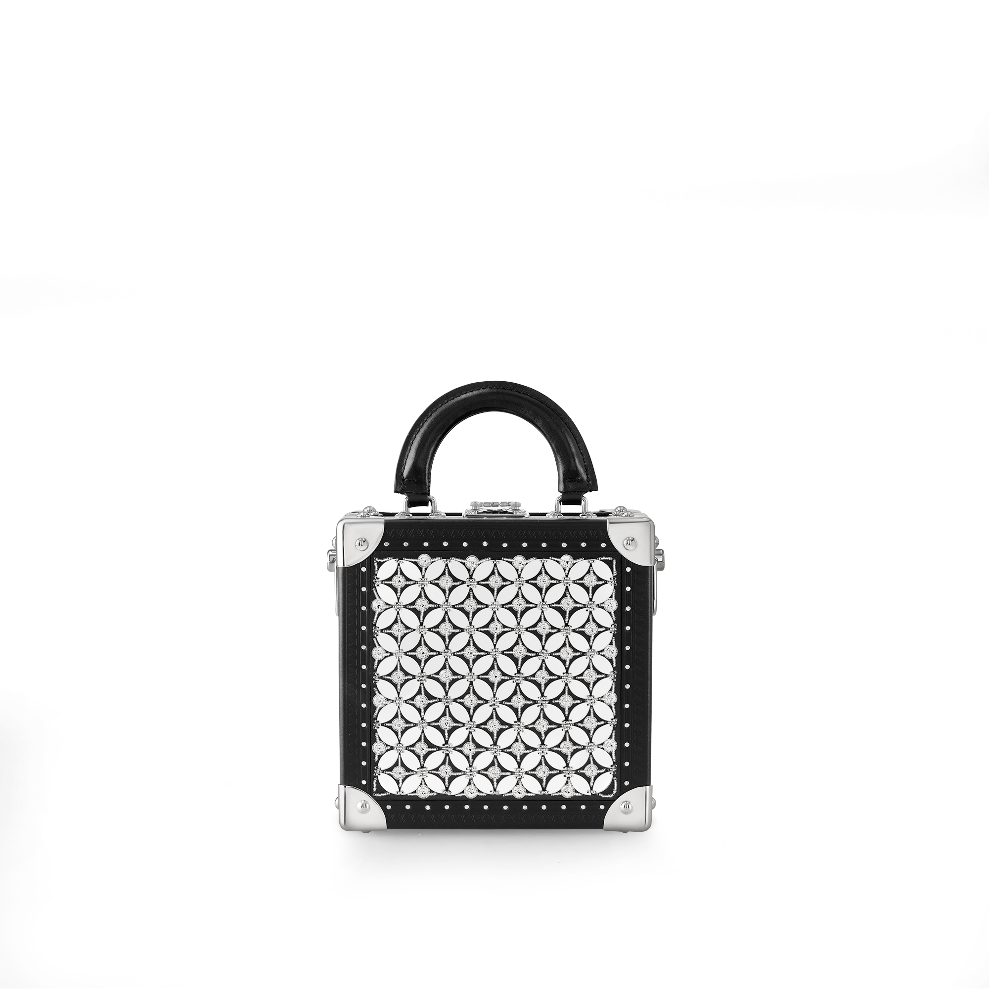 Mini Square Trunk LV Flower High End Leathers in Les Extraordinaires