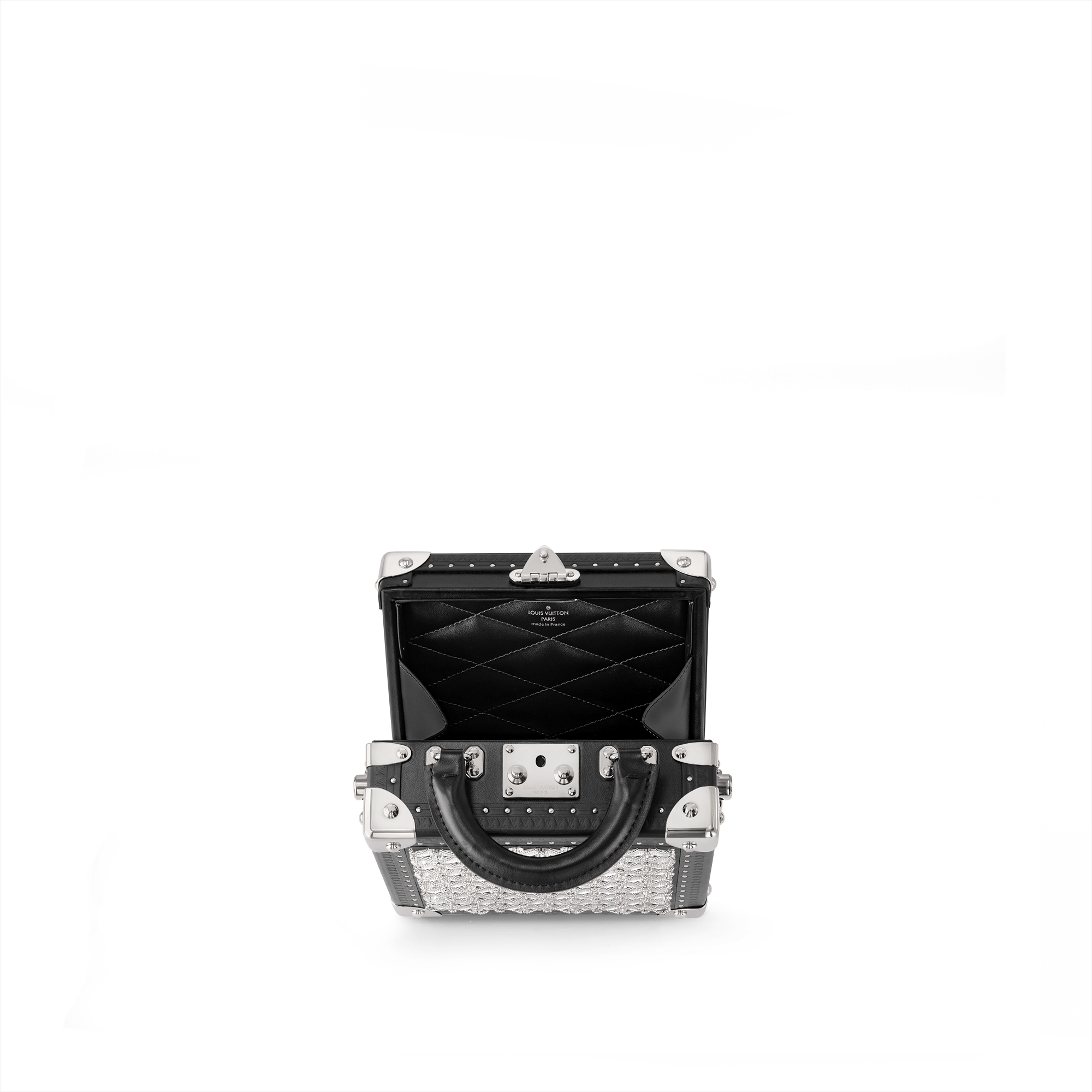 Mini Square Trunk LV Flower High End Leathers in Les Extraordinaires