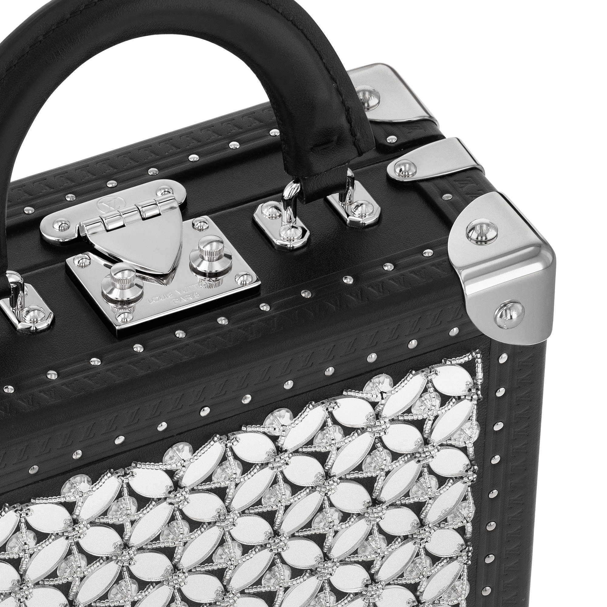 Mini Square Trunk LV Flower High End Leathers in Les Extraordinaires