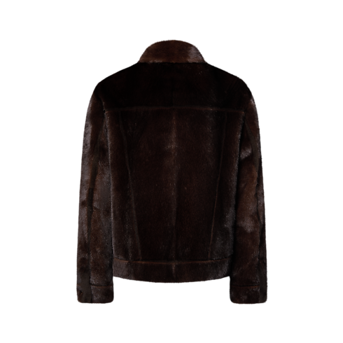 Mink Trucker Jacket in Men's Ready to Wear Outerwear and Coats collections by Louis Vuitton (Product zoom)