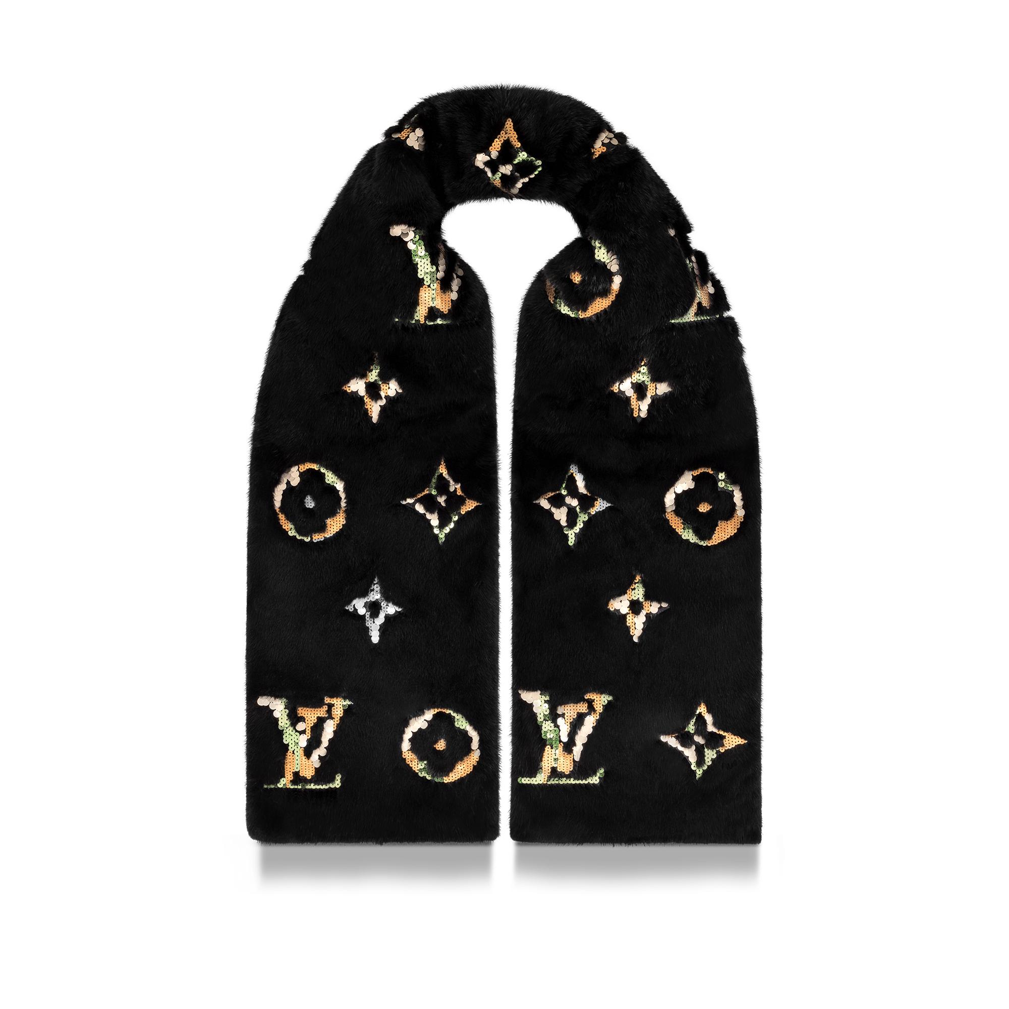 Louis vuitton mink scarf Clearance