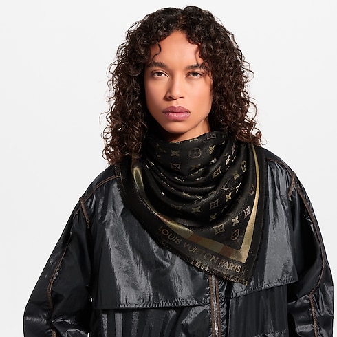 Monogram So Shine Shawl S00 in Women's Accessories Shawls collections by Louis Vuitton (Product zoom)