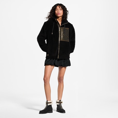 Monogram Accent Fleece Jacket in Women's Ready-to-Wear Coats and Jackets collections by Louis Vuitton (Product zoom)