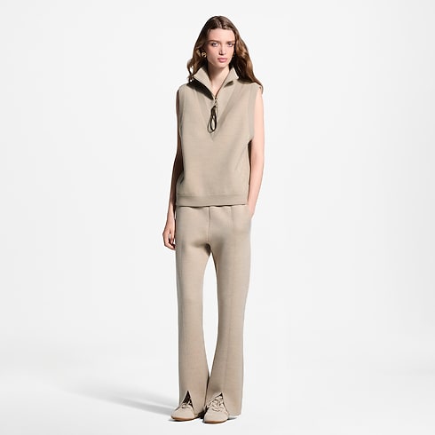 Monogram Accent Half-Zip Top in Women's Ready-to-Wear Knitwear collections by Louis Vuitton (Product zoom)