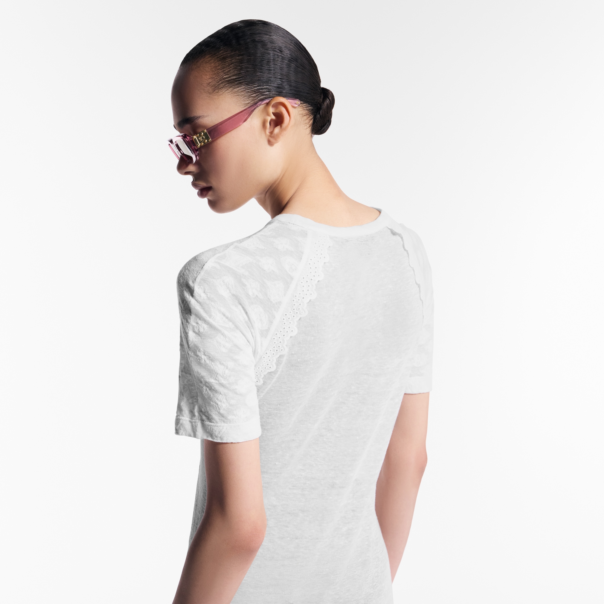 Monogram Accent Jacquard Dress   in Women