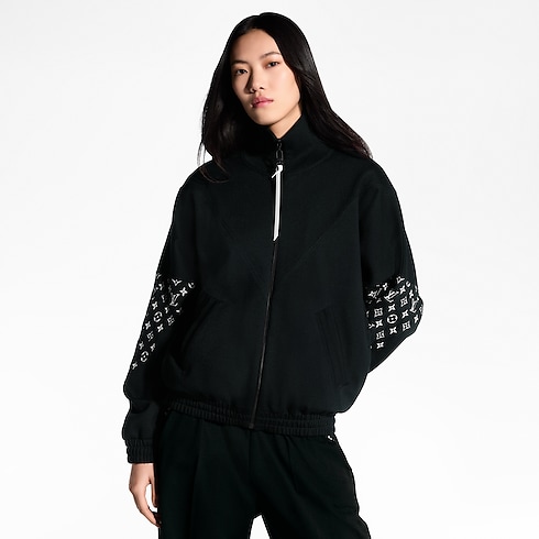 Monogram Accent Knit Jacket in Women's Ready to Wear Coats and Jackets collections by Louis Vuitton (Product zoom)