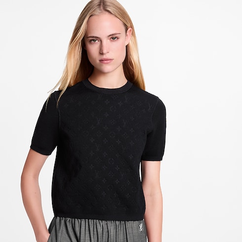 Monogram Accent Knit Top in Women's Ready to Wear Tops collections by Louis Vuitton (Product zoom)