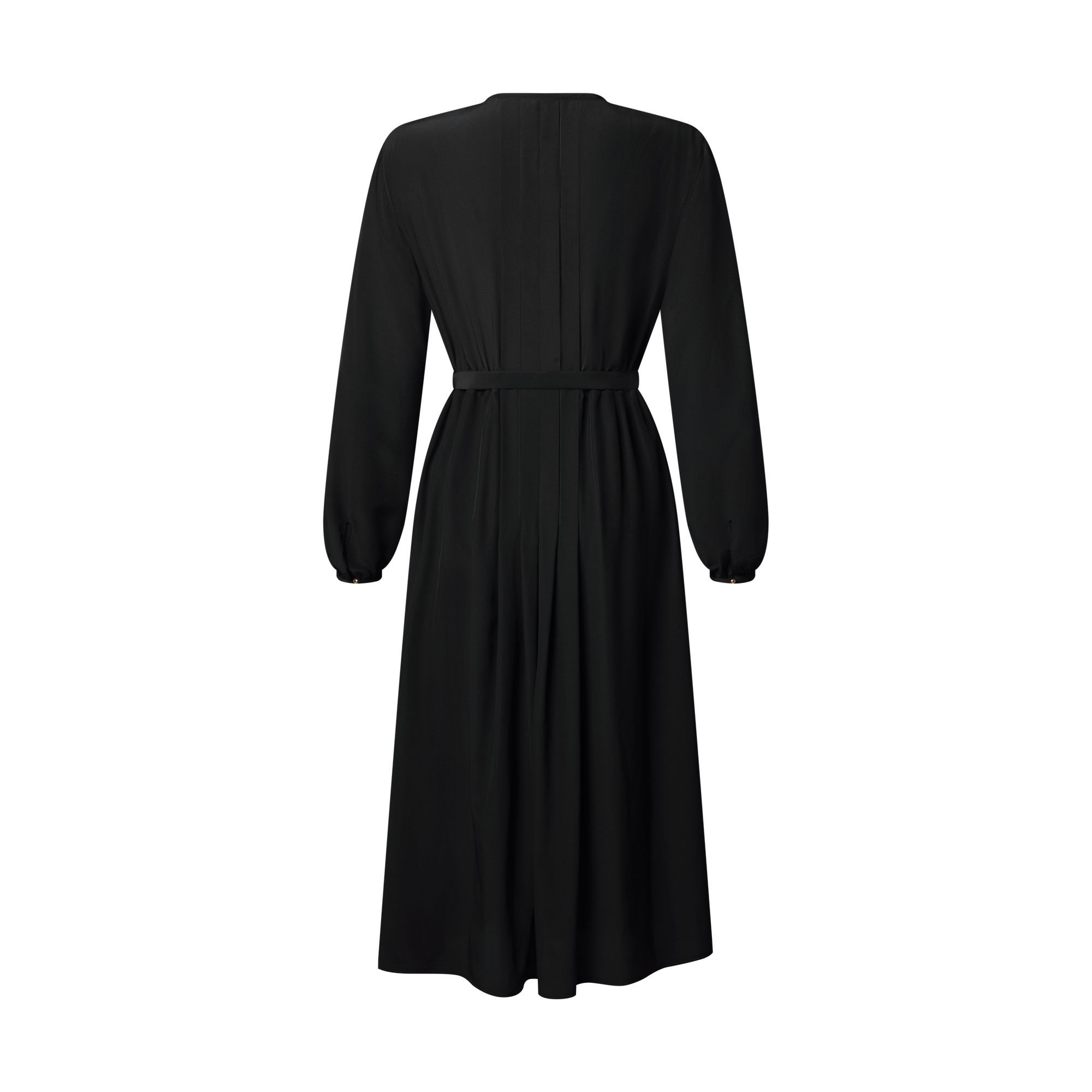 Monogram Accent Pleat Dress   in Women