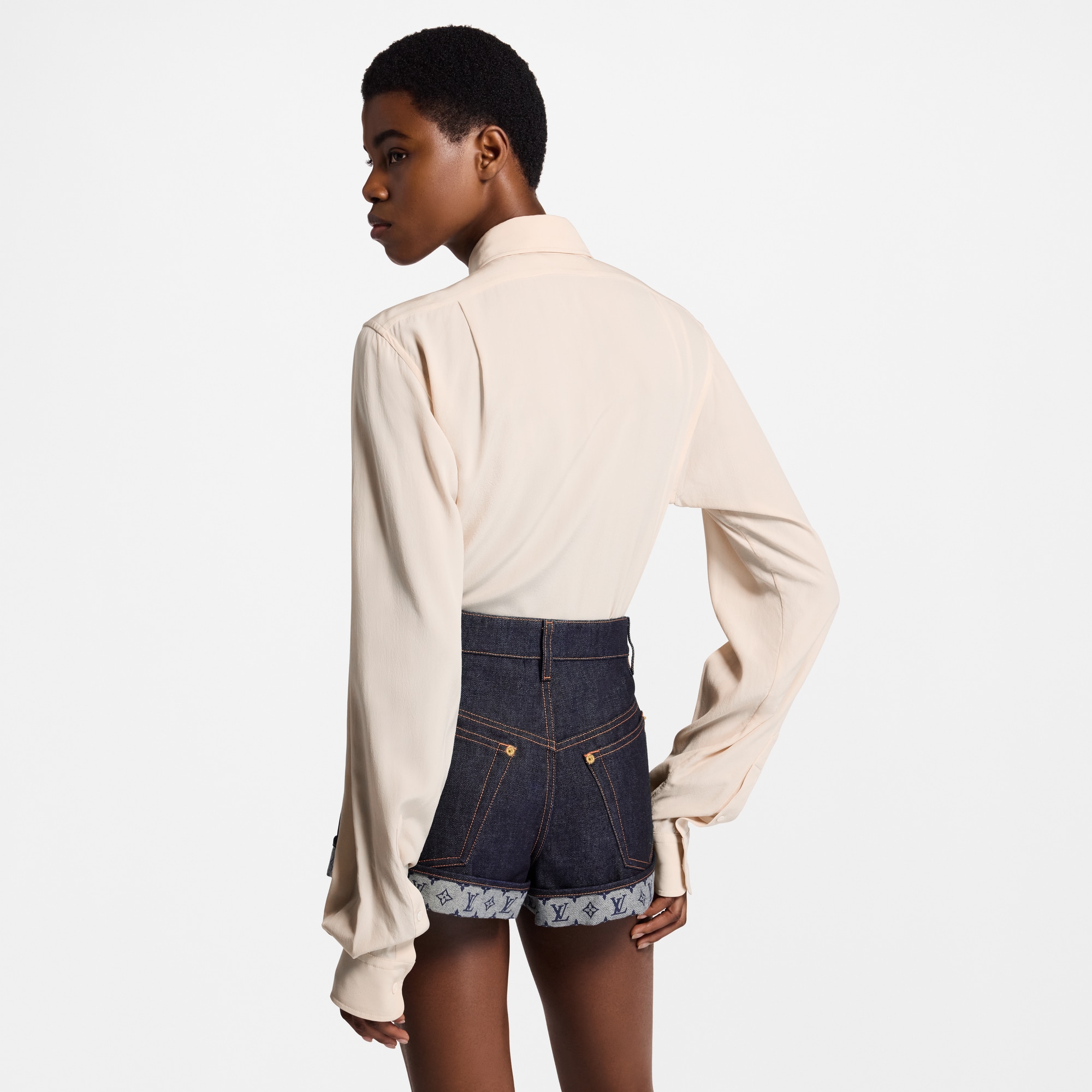 Monogram Accent Shirt  in Women