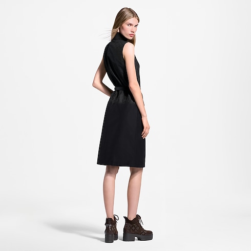 Monogram Accent Taffeta Dress in Women's Ready-to-Wear Dresses collections by Louis Vuitton (Product zoom)