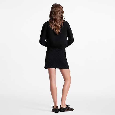 Monogram Accent Zip-Up Knit Jacket in Women's Ready to Wear Coats and Jackets collections by Louis Vuitton (Product zoom)