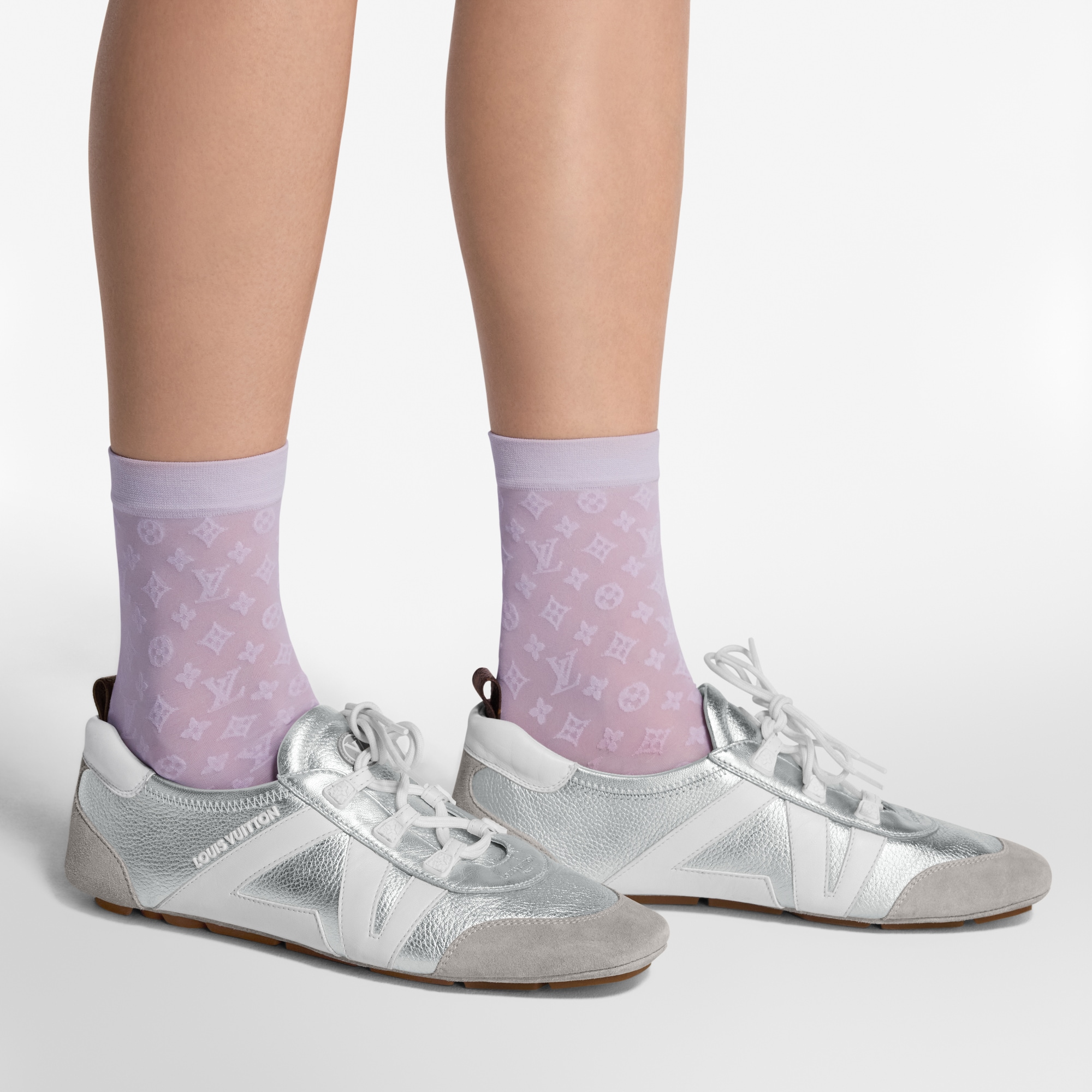 Monogram All Over Set Of Socks S00 in Women