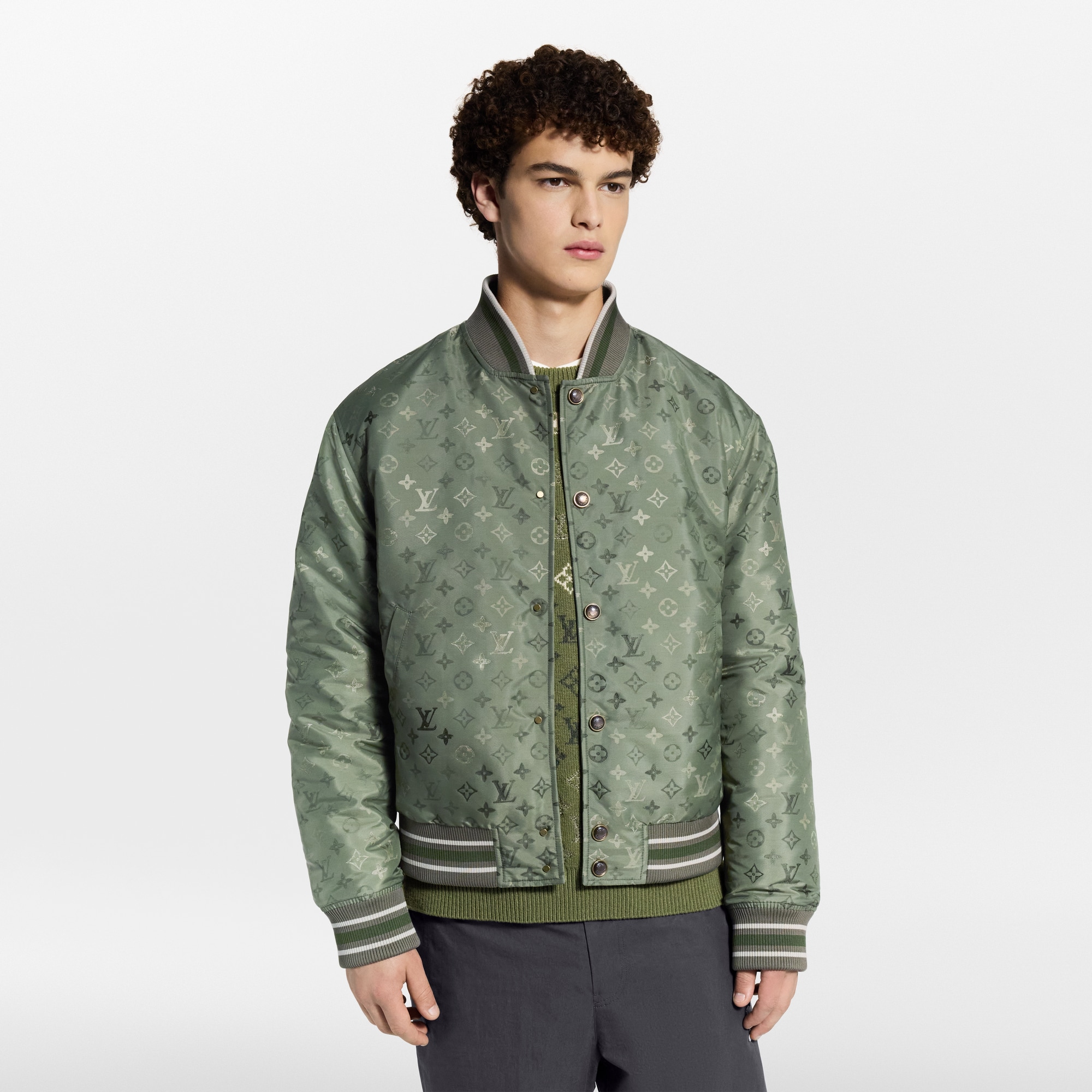Monogram Bomber  in Men