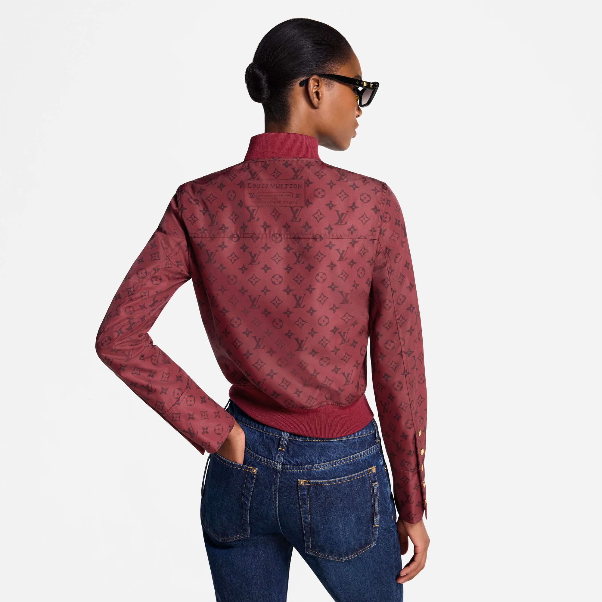 Monogram Bomber Jacket  in Women