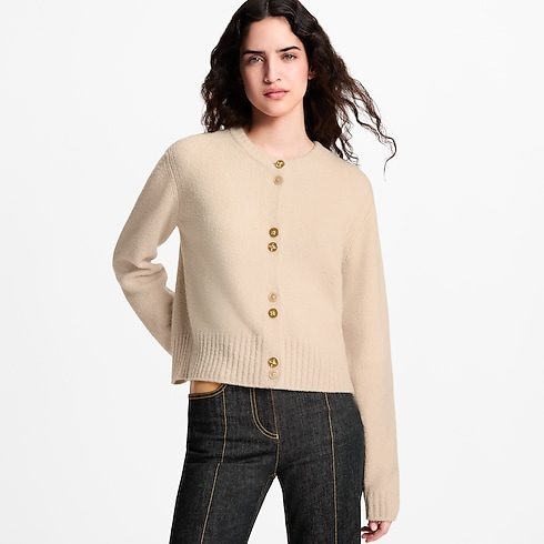 Monogram Button Cardigan in Women's Ready to Wear Knitwear collections by Louis Vuitton (Product zoom)
