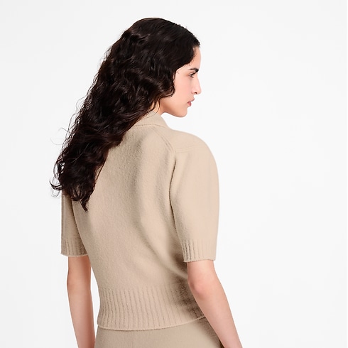 Monogram Button Knit Top in Women's Ready to Wear Tops collections by Louis Vuitton (Product zoom)