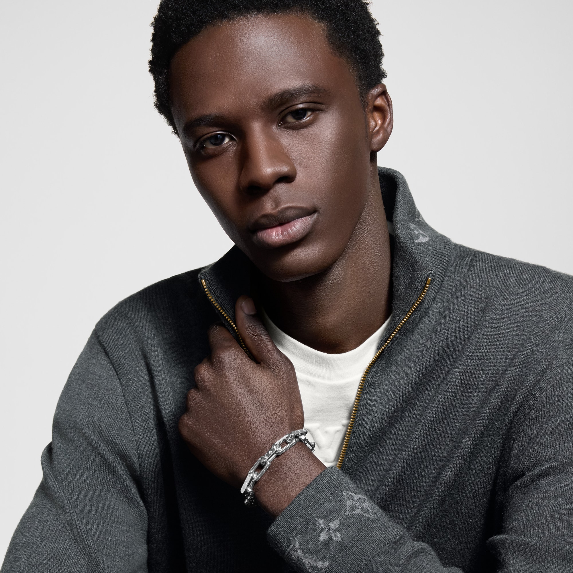 Monogram Chain Bracelet S00 in Men