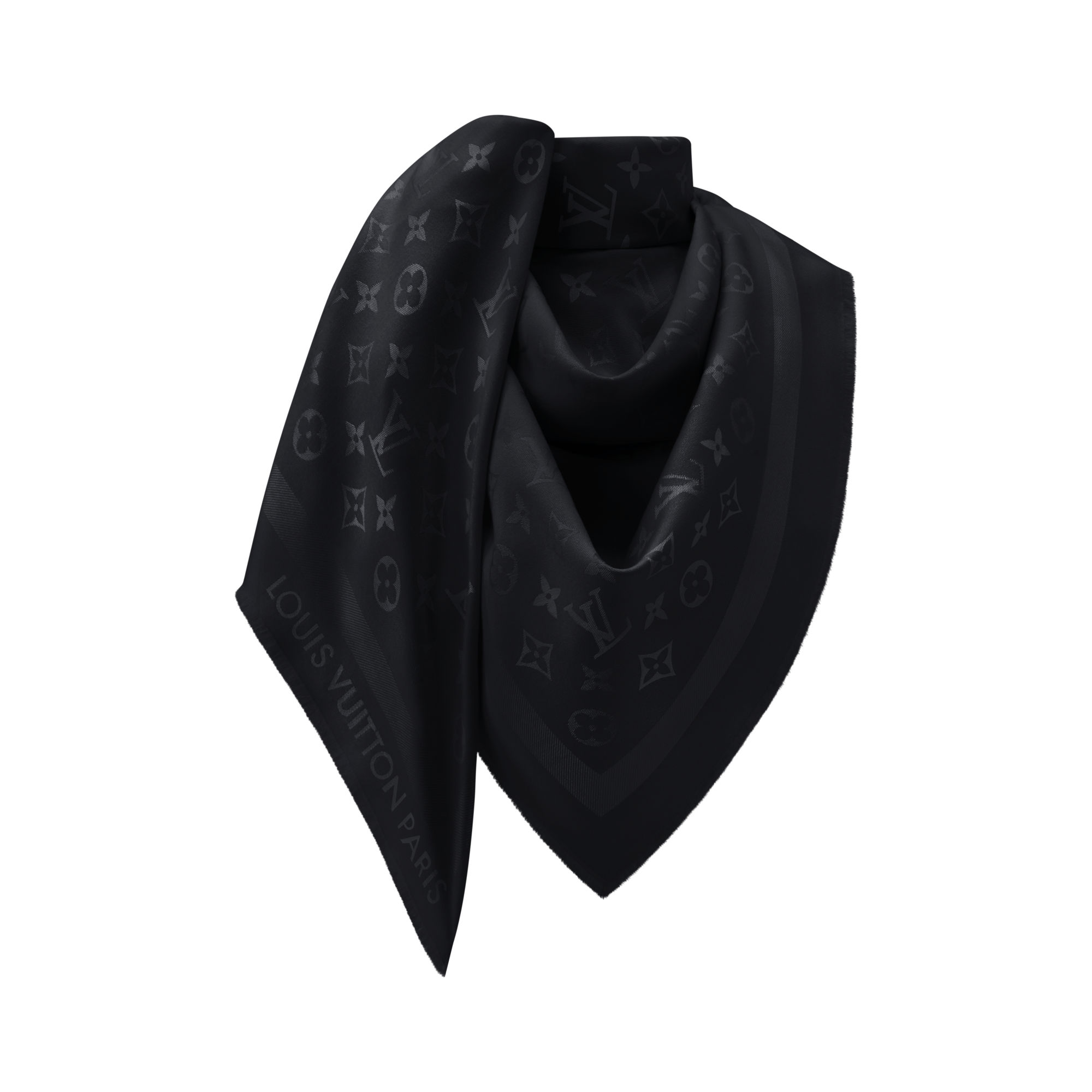 Monogram Classic Shawl S00 in Women
