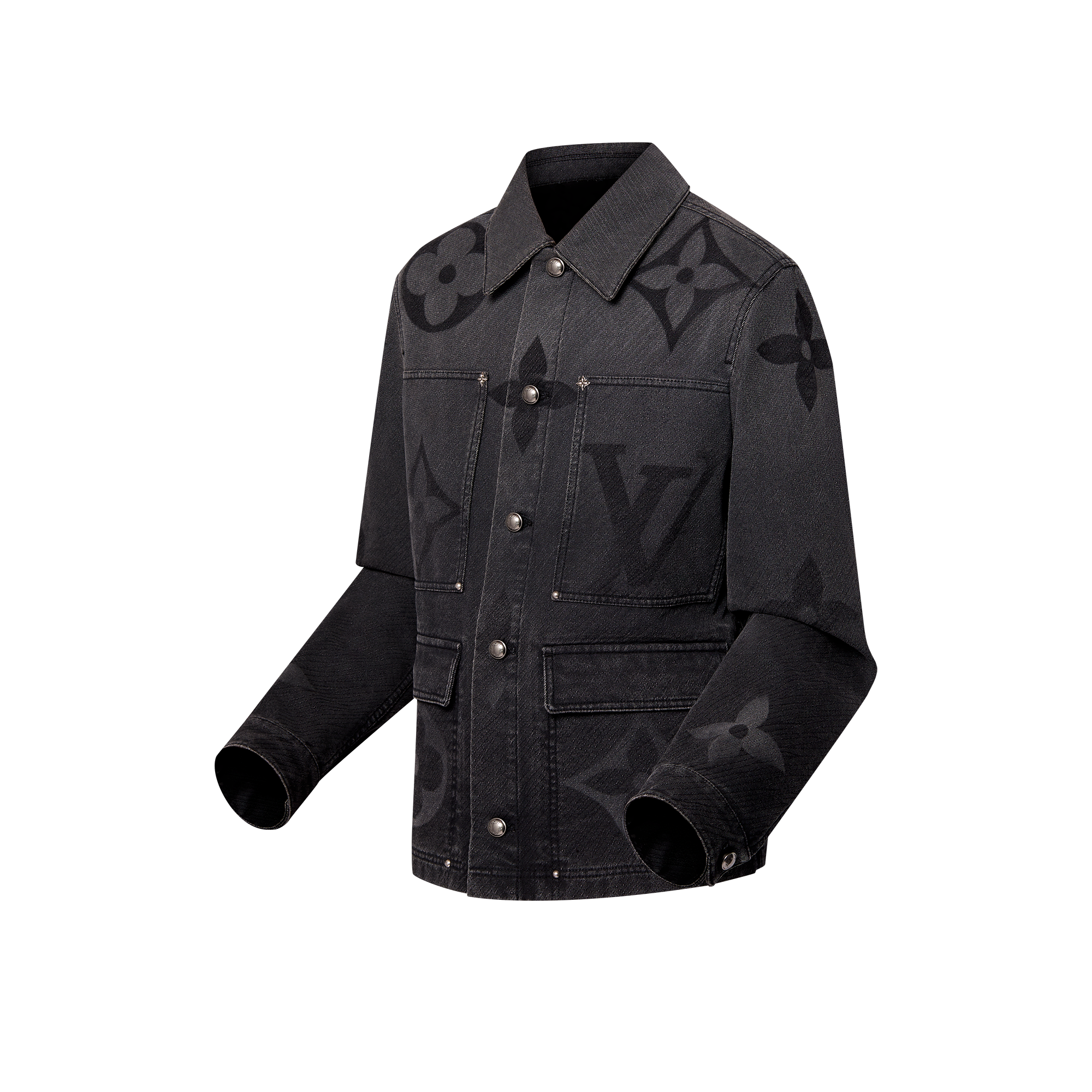 Monogram Denim Blouson  in Men