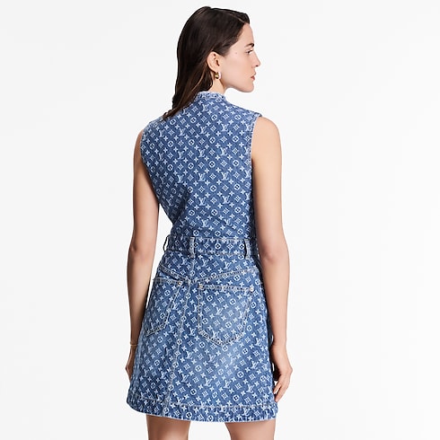 Monogram Denim Dress in Women's Ready to Wear Dresses collections by Louis Vuitton (Product zoom)