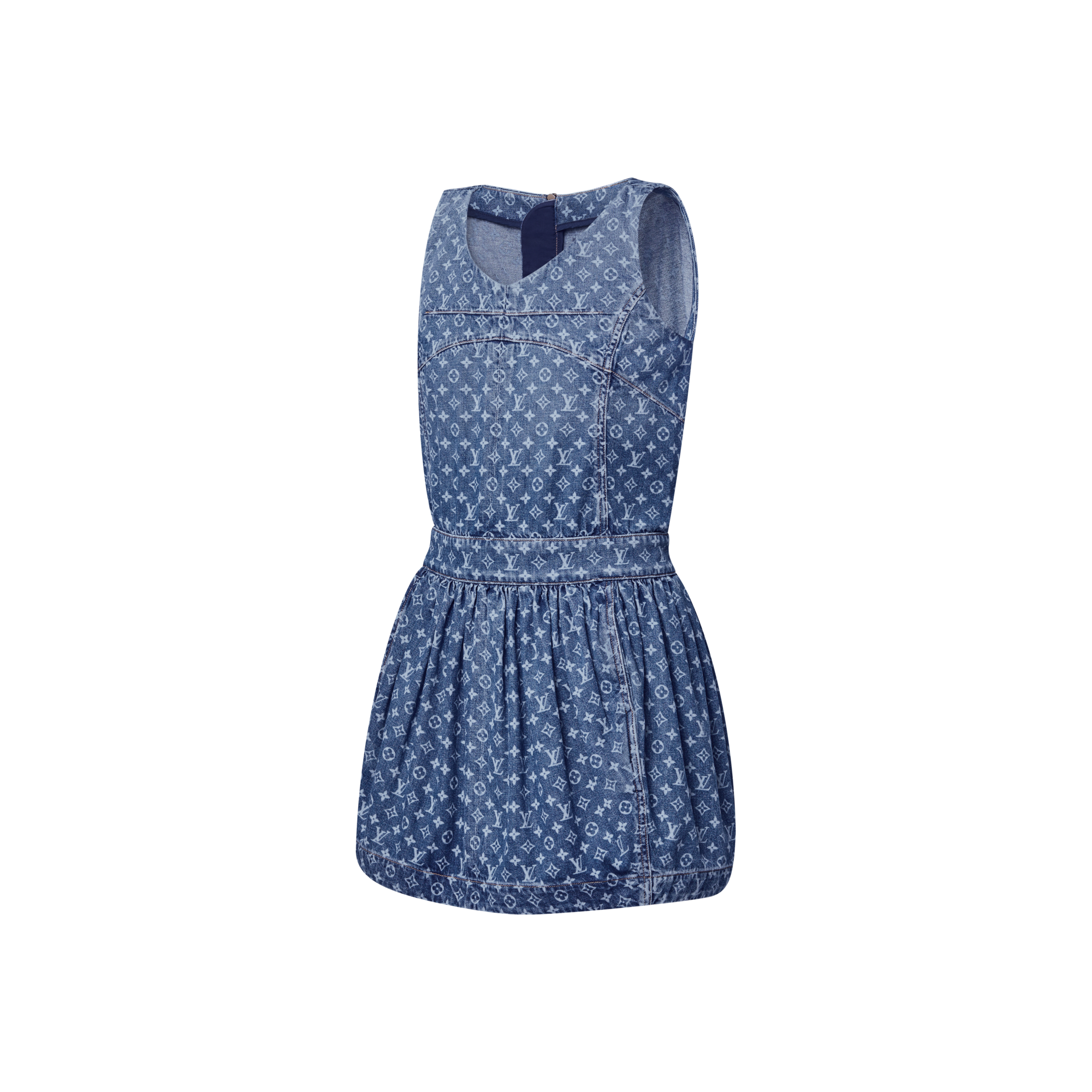 Monogram Denim Dress  in Women