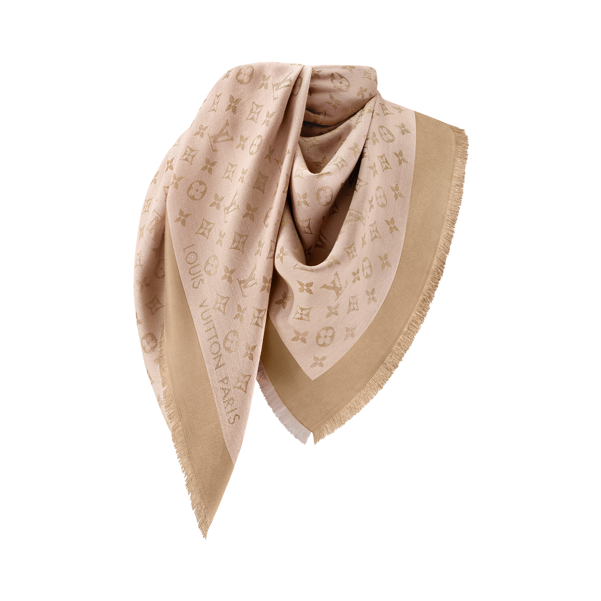 Monogram Denim Shawl S00 in Women