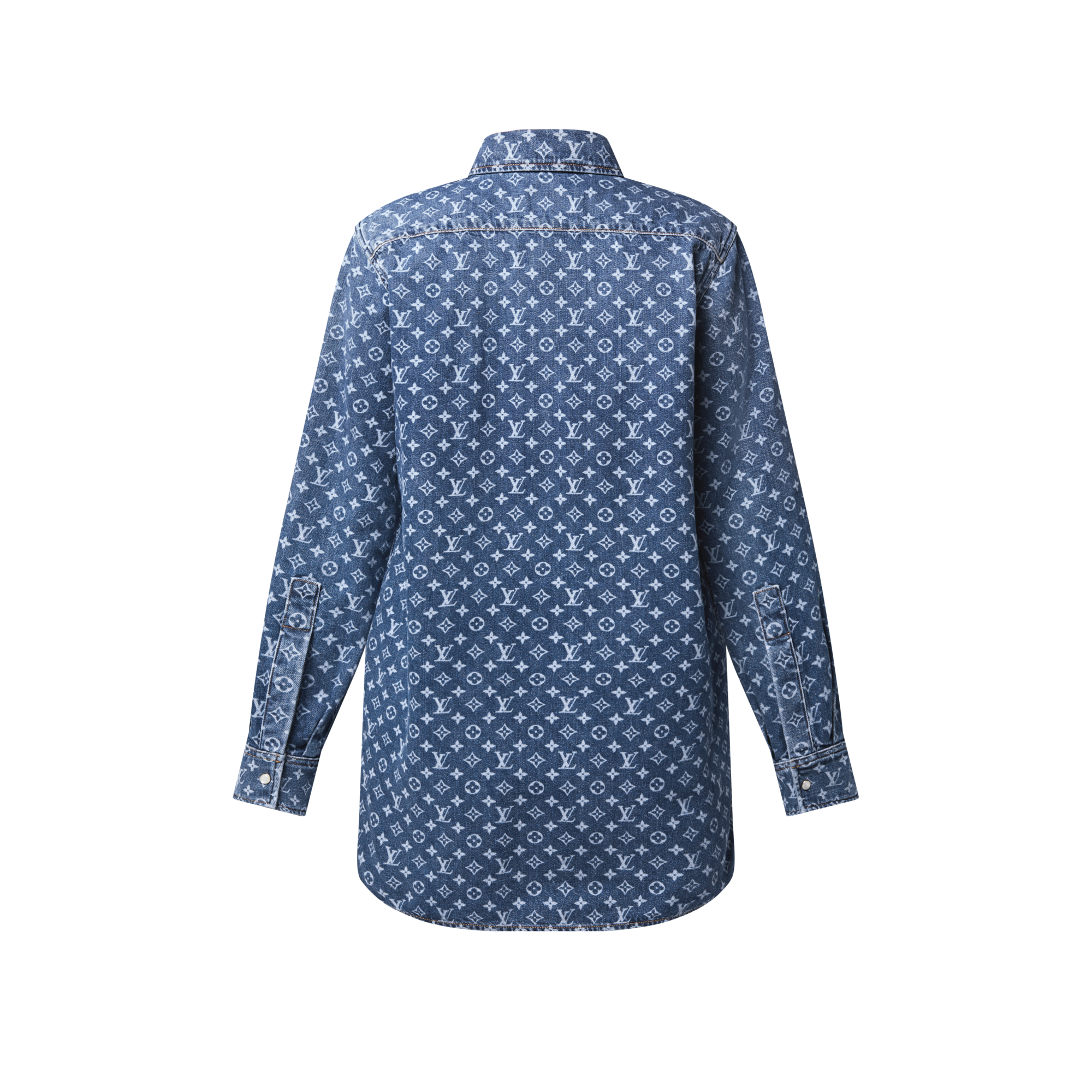 Monogram Denim Shirt  in Women