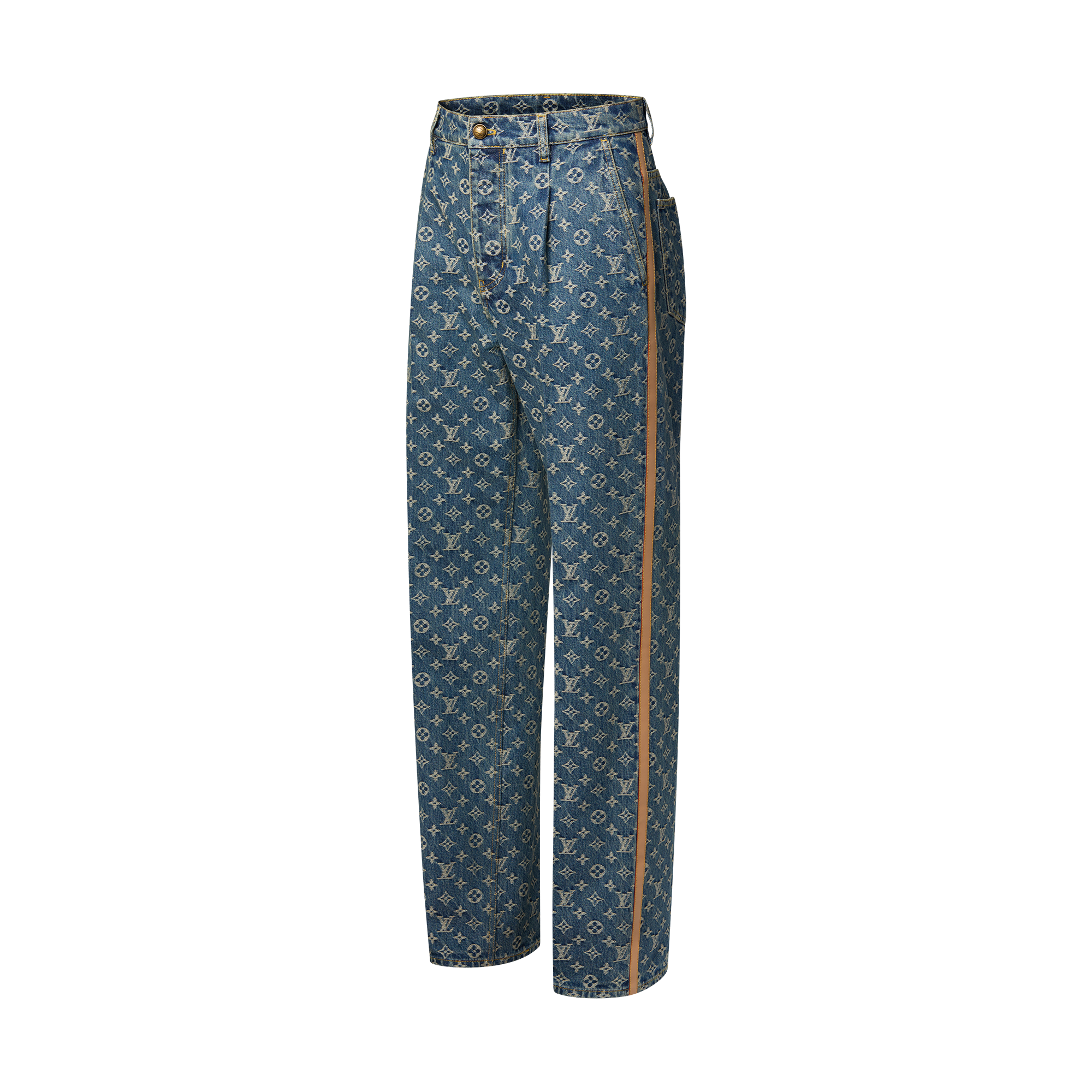 Monogram Denim Tailored Pants  in Men