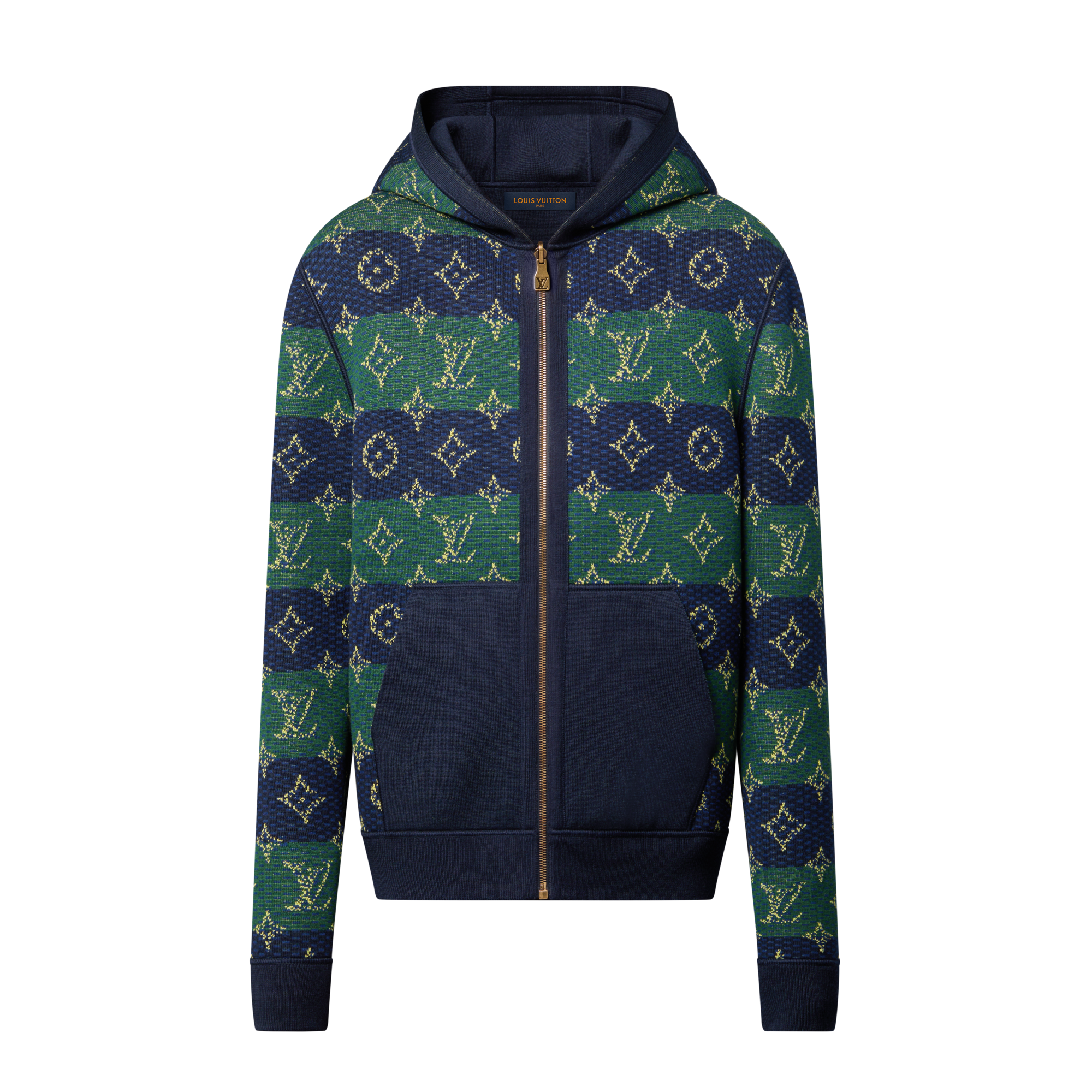 Monogram Double Face Reversible Hoodie  in Men