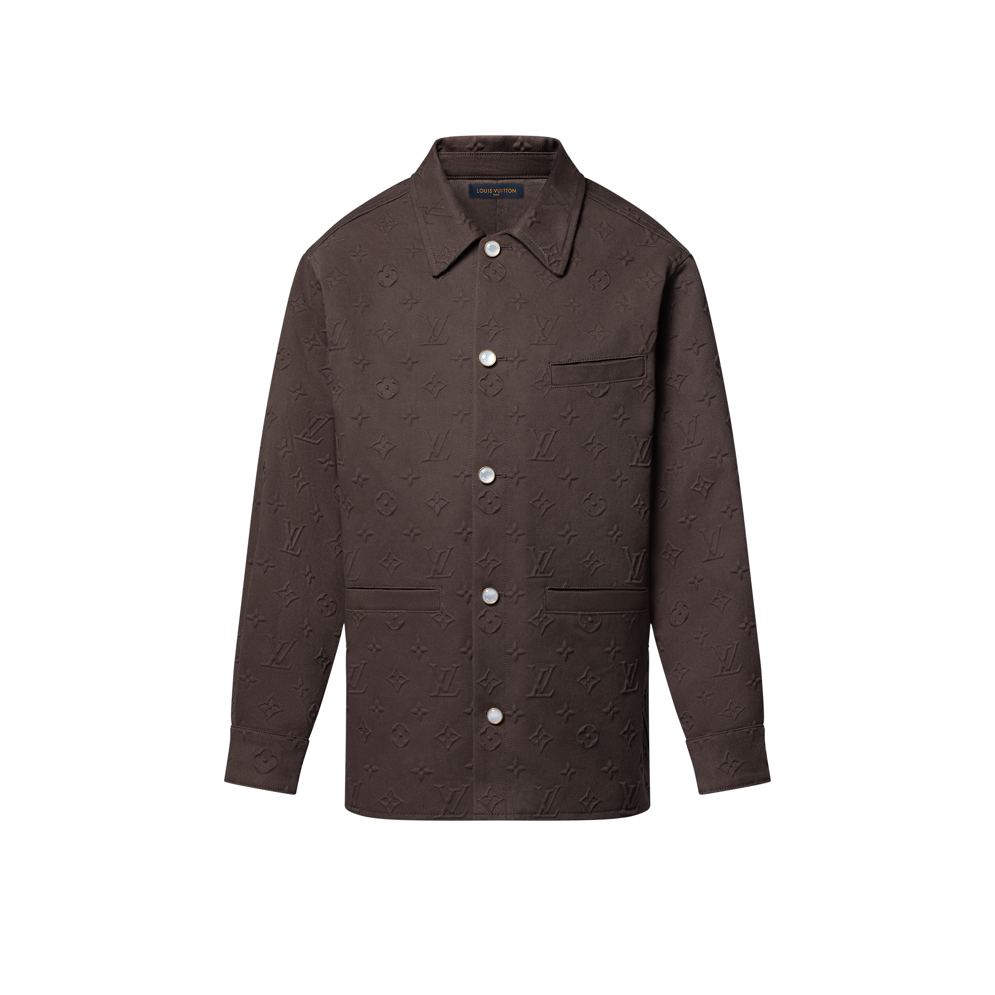 Monogram Embossed Overshirt  in Men