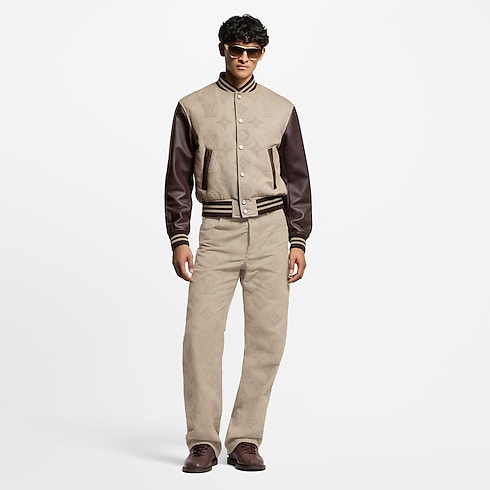 Monogram Embroidered Skate Pants in Men's Ready to Wear Denim collections by Louis Vuitton (Product zoom)