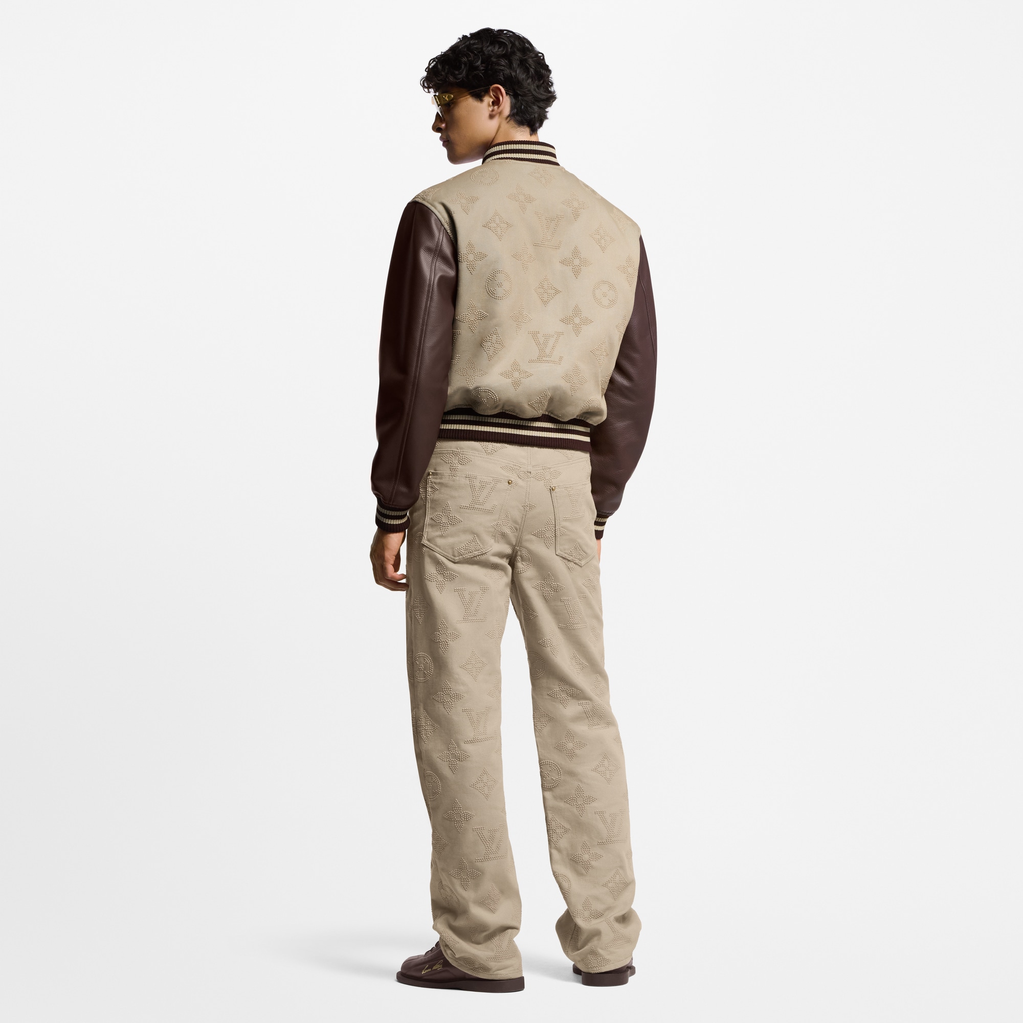 Monogram Embroidered Varsity Blouson  in Men