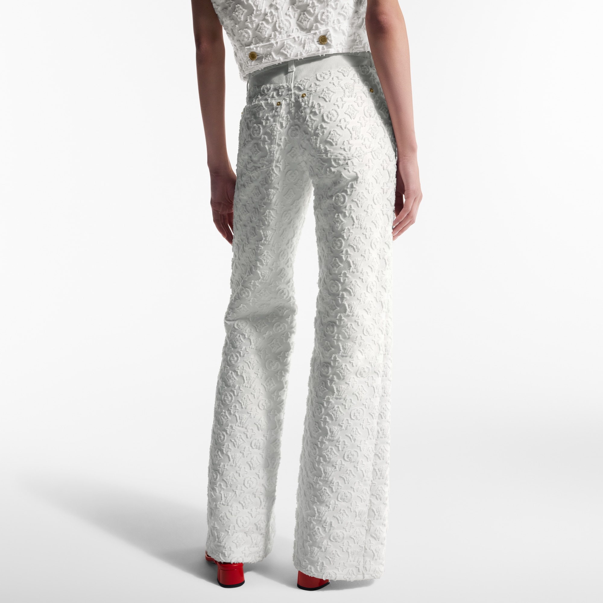 Monogram Fil Coupé Jeans   in Women